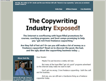 Tablet Screenshot of copywritingindustryexposed.com